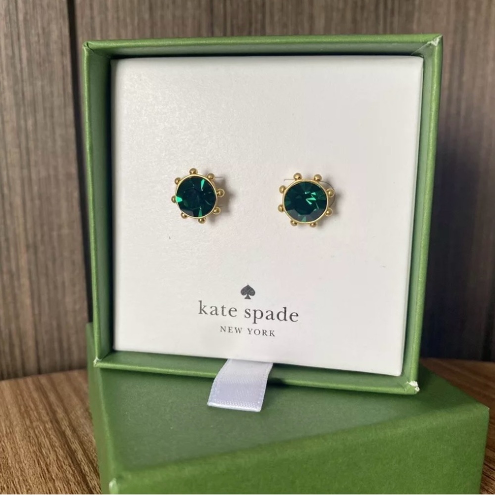 NWT Kate Spade New York Flying Colors Studs Earrings Montana retails 39